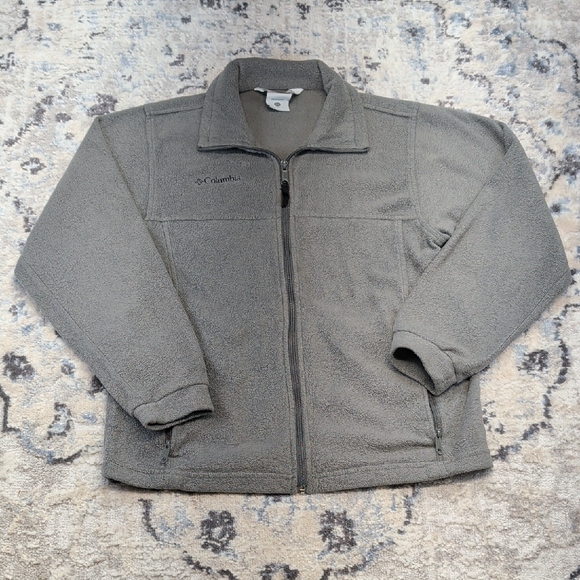 Columbia Other - Columbia Youth Gray Full Zip Fleece Jacket Size 14/16